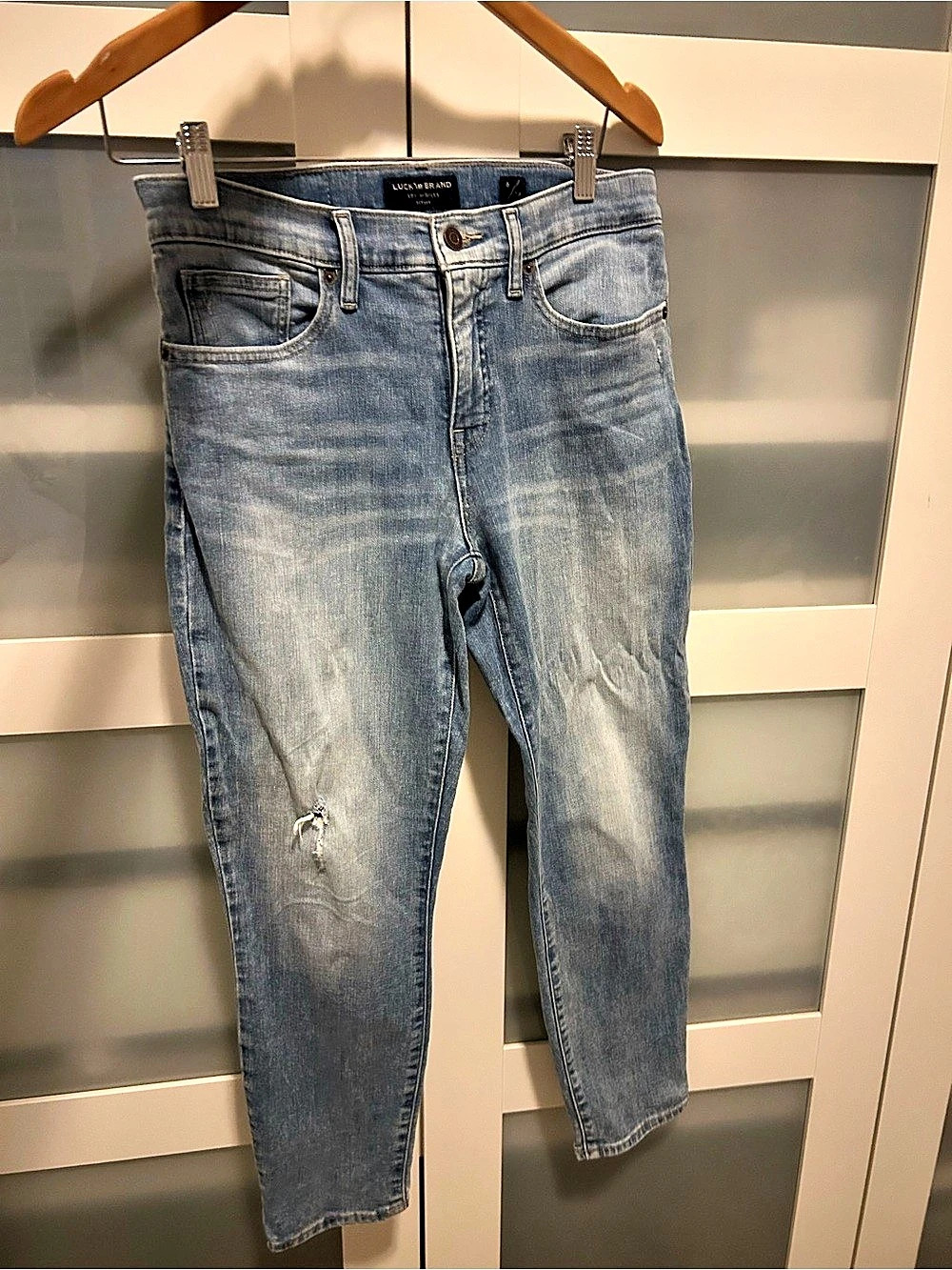 Lucky Brand Ava Mid Rise Skinny Ankle Jeans Skinny Jeans Blue Size 6/28